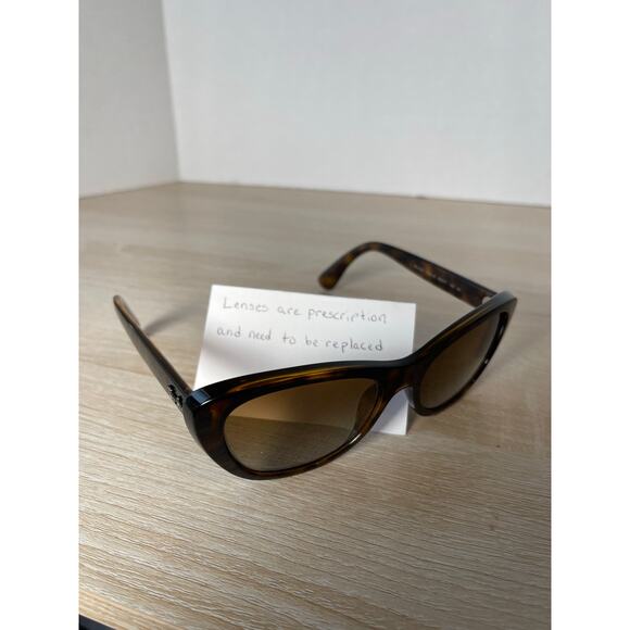 Ray-Ban RB4227 710/13 Sunglasses FRAMES ONLY Brown 55-17-140 3N Made in Italy - Picture 1 of 8